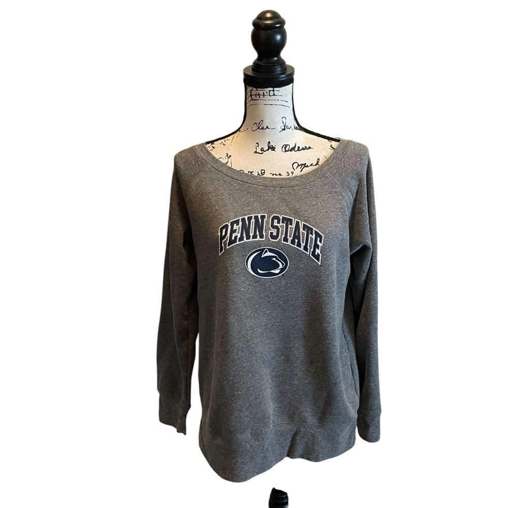 Bella Canvas Penn State Sweatshirt Gray Size 2XL Scoop Neck Vintage Y2K